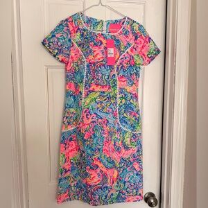 Lilly Pulitzer Coralynn Shift Size 2 Pop Up 60 Animals New with tags!